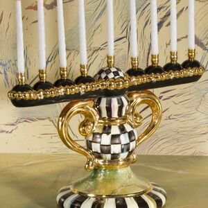 Mackenzie-Childs Menorah retails for $845+; Menorah never used just not NIB